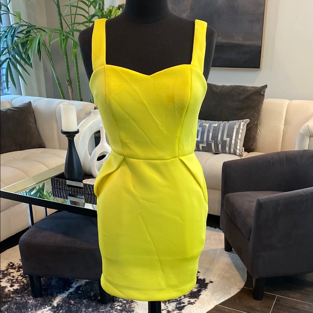 Vibrant Yellow Dress
